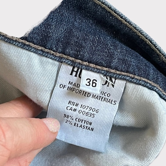 Men’s Hudson Jeans Size 36 Premium Denim - Picture 5 of 8